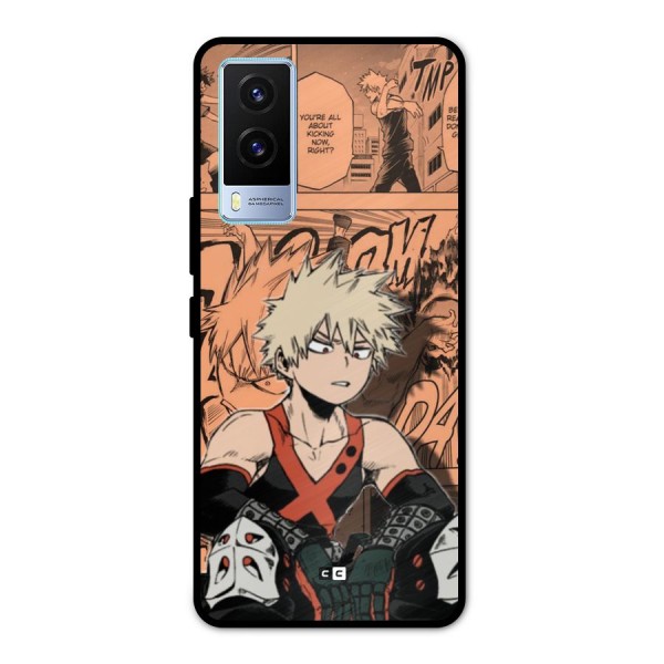 Bakugo Anime Manga Metal Back Case for Vivo V21e 5G