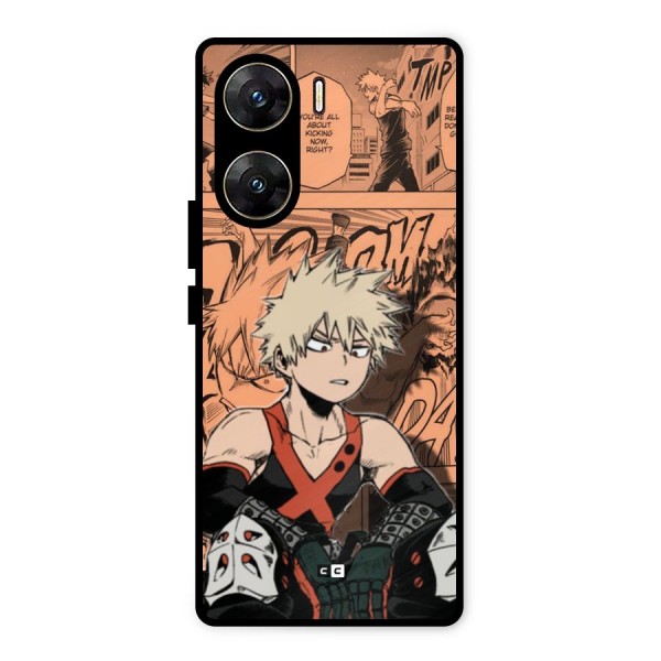 Bakugo Anime Manga Metal Back Case for Vivo V29e