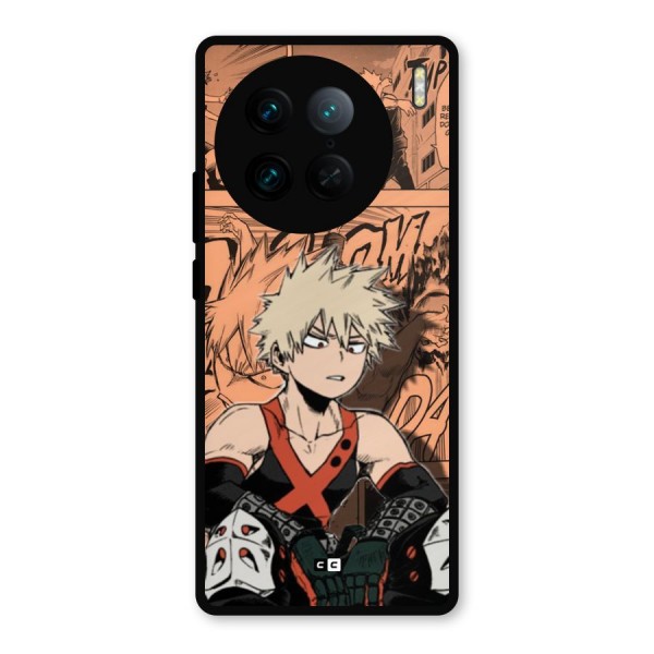 Bakugo Anime Manga Metal Back Case for Vivo X90 Pro