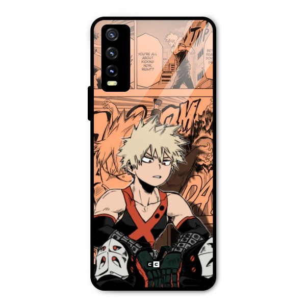 Bakugo Anime Manga Metal Back Case for Vivo Y20 2021