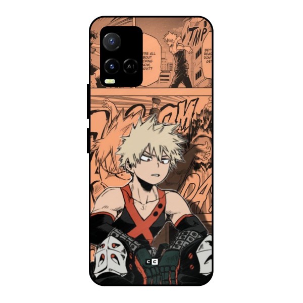 Bakugo Anime Manga Metal Back Case for Vivo Y21G