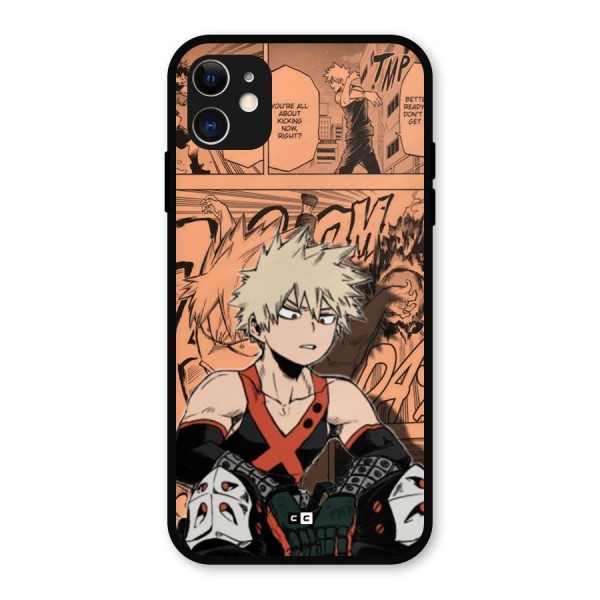 Bakugo Anime Manga Metal Back Case for iPhone 11