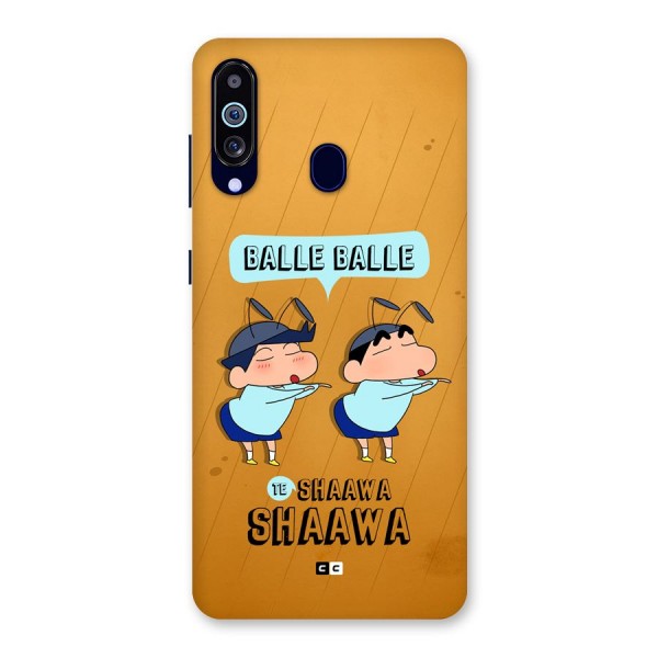 Balle Balle Shinchan Back Case for Galaxy A60