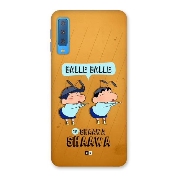 Balle Balle Shinchan Back Case for Galaxy A7 (2018)