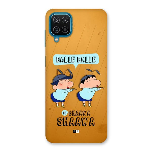 Balle Balle Shinchan Back Case for Galaxy F12