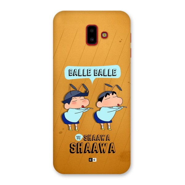 Balle Balle Shinchan Back Case for Galaxy J6 Plus