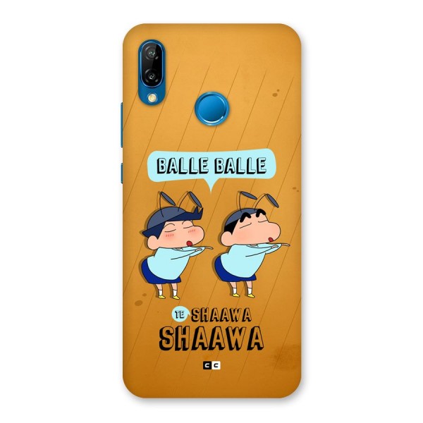 Balle Balle Shinchan Back Case for Huawei P20 Lite