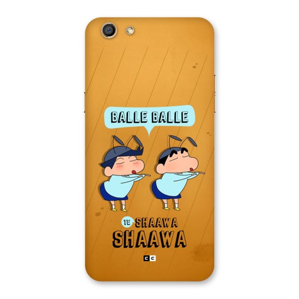 Balle Balle Shinchan Back Case for Oppo F3