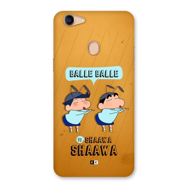 Balle Balle Shinchan Back Case for Oppo F5