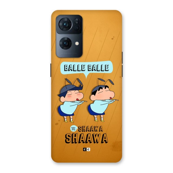 Balle Balle Shinchan Back Case for Oppo Reno7 Pro 5G