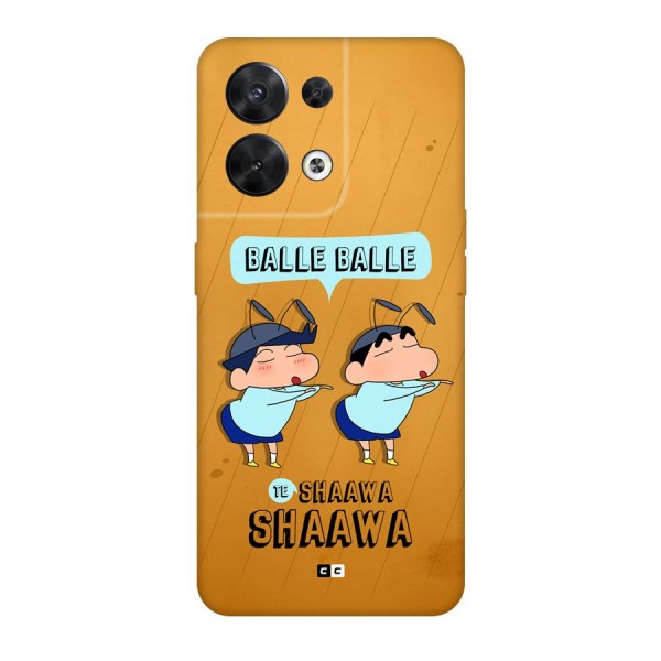 Balle Balle Shinchan Back Case for Oppo Reno8 5G