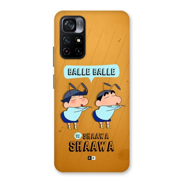 Balle Balle Shinchan Back Case for Poco M4 Pro 5G