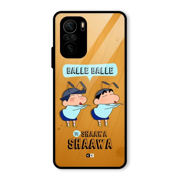 Balle Balle Shinchan Glass Back Case for Mi 11x