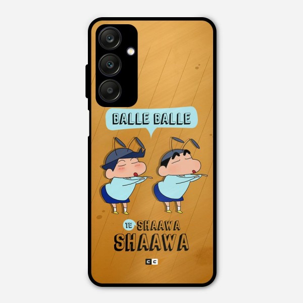 Balle Balle Shinchan Metal Back Case for Galaxy A25 5G