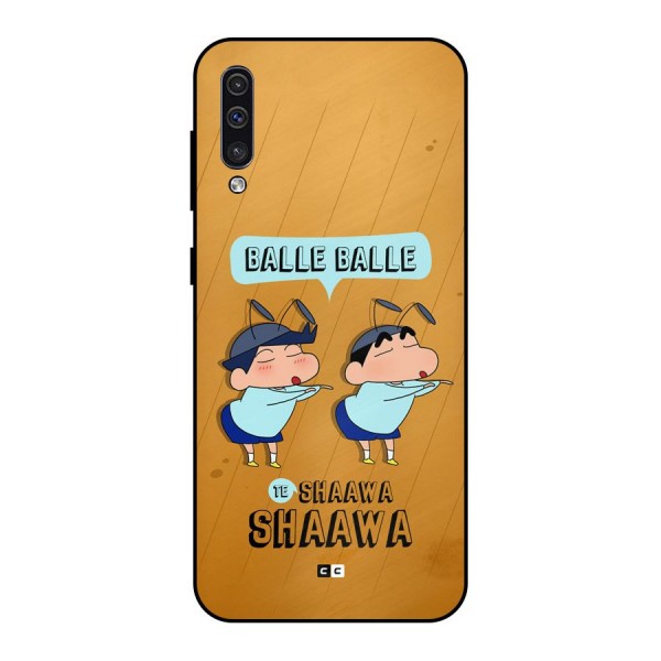 Balle Balle Shinchan Metal Back Case for Galaxy A30s