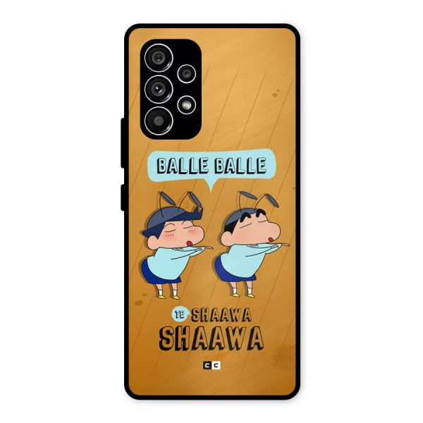 Balle Balle Shinchan Metal Back Case for Galaxy A53 5G