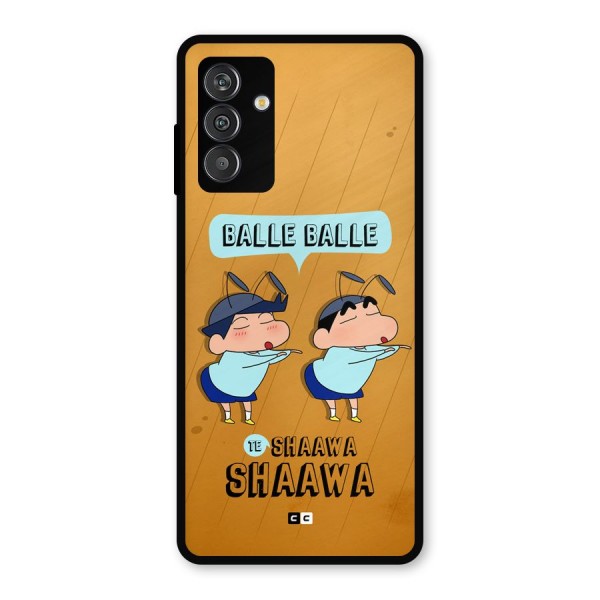 Balle Balle Shinchan Metal Back Case for Galaxy F13