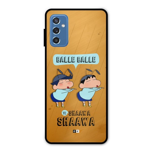 Balle Balle Shinchan Metal Back Case for Galaxy M52 5G