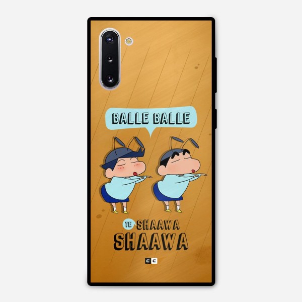 Balle Balle Shinchan Metal Back Case for Galaxy Note 10