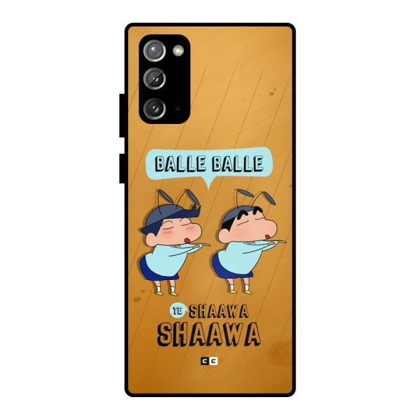 Balle Balle Shinchan Metal Back Case for Galaxy Note 20