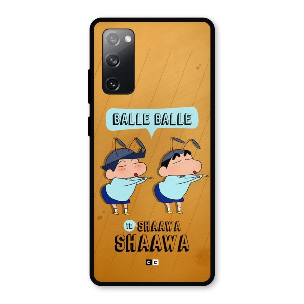 Balle Balle Shinchan Metal Back Case for Galaxy S20 FE