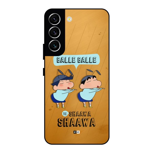 Balle Balle Shinchan Metal Back Case for Galaxy S22 5G