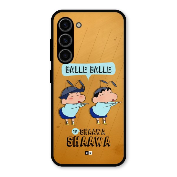 Balle Balle Shinchan Metal Back Case for Galaxy S23