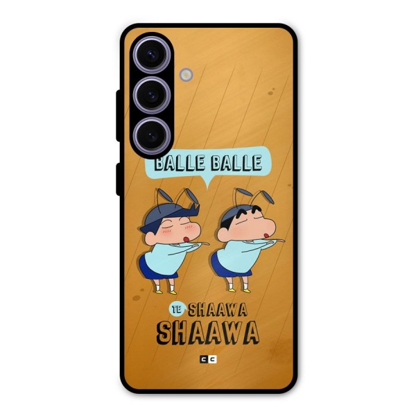 Balle Balle Shinchan Metal Back Case for Galaxy S24