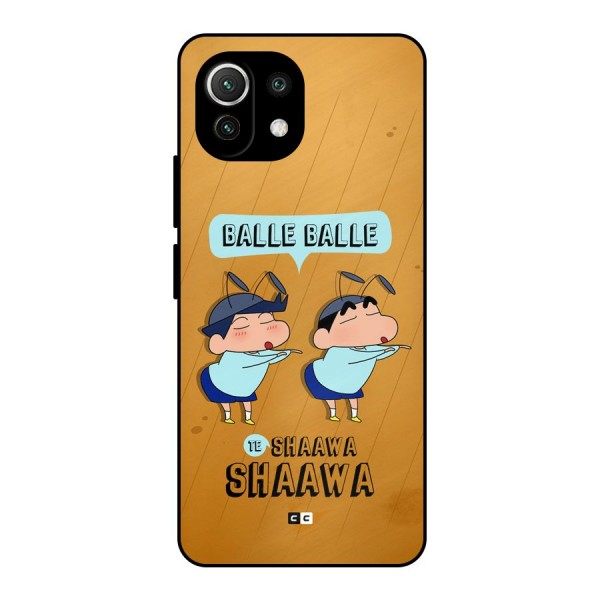 Balle Balle Shinchan Metal Back Case for Mi 11 Lite