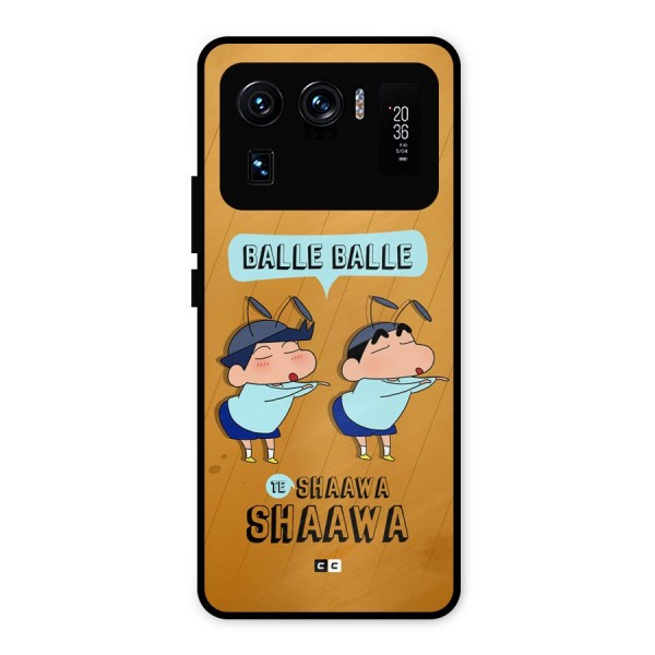 Balle Balle Shinchan Metal Back Case for Mi 11 Ultra