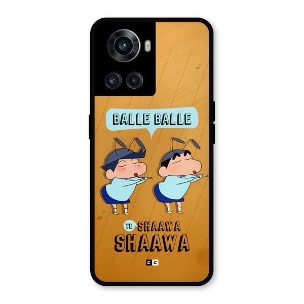 Balle Balle Shinchan Metal Back Case for OnePlus 10R