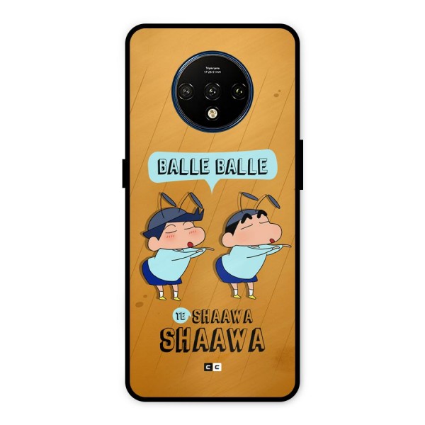 Balle Balle Shinchan Metal Back Case for OnePlus 7T