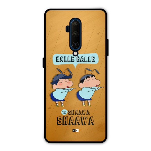 Balle Balle Shinchan Metal Back Case for OnePlus 7T Pro