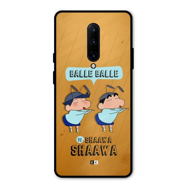 Balle Balle Shinchan Metal Back Case for OnePlus 7 Pro