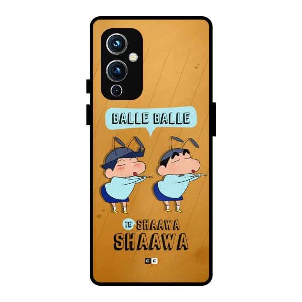 Balle Balle Shinchan Metal Back Case for OnePlus 9