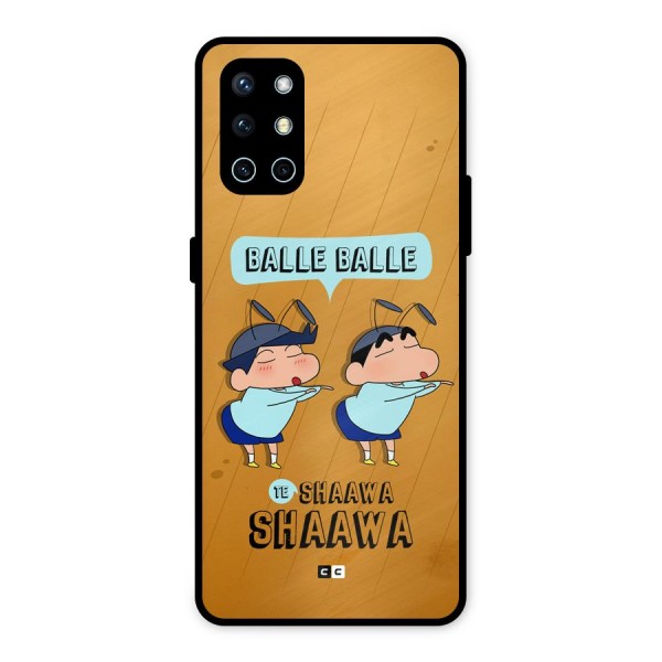 Balle Balle Shinchan Metal Back Case for OnePlus 9R