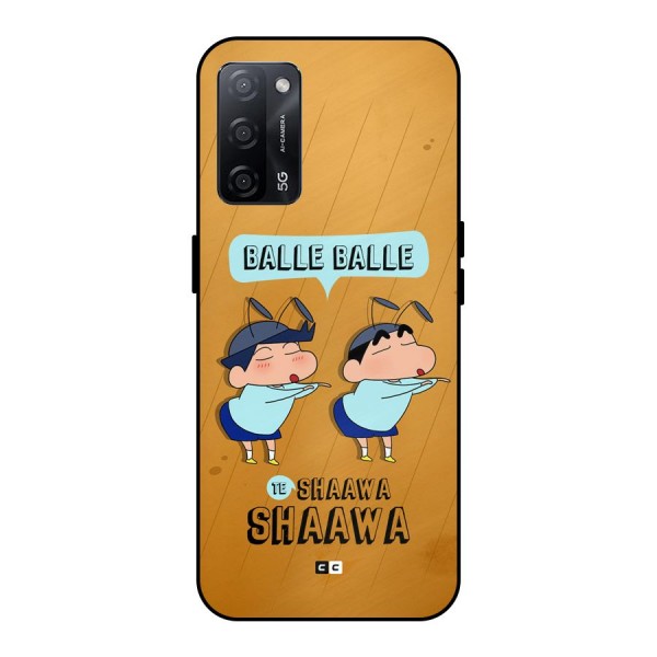 Balle Balle Shinchan Metal Back Case for Oppo A53s 5G