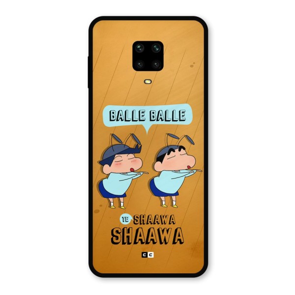 Balle Balle Shinchan Metal Back Case for Poco M2