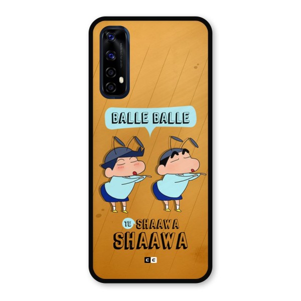 Balle Balle Shinchan Metal Back Case for Realme 7