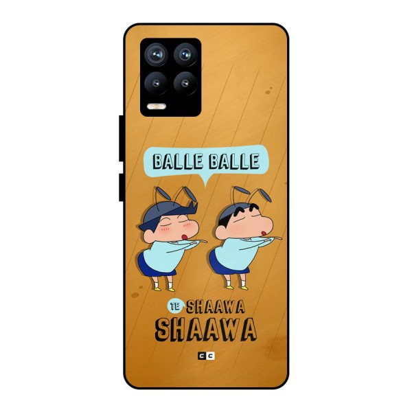 Balle Balle Shinchan Metal Back Case for Realme 8