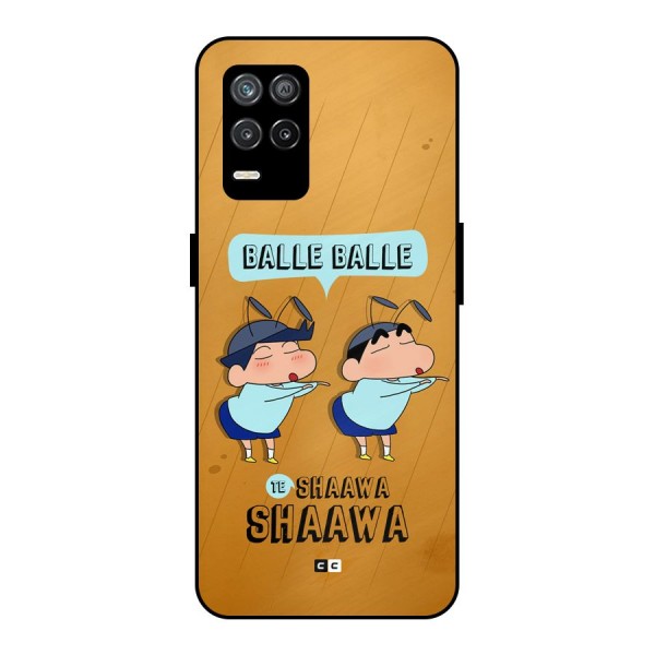 Balle Balle Shinchan Metal Back Case for Realme 8 5G