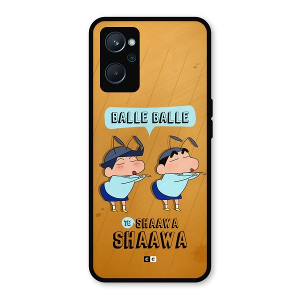 Balle Balle Shinchan Metal Back Case for Realme 9i