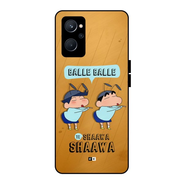 Balle Balle Shinchan Metal Back Case for Realme 9i 5G