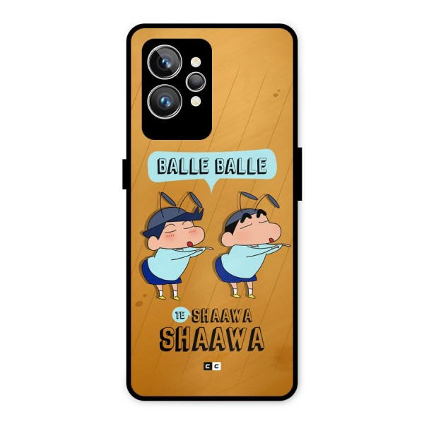 Balle Balle Shinchan Metal Back Case for Realme GT2 Pro