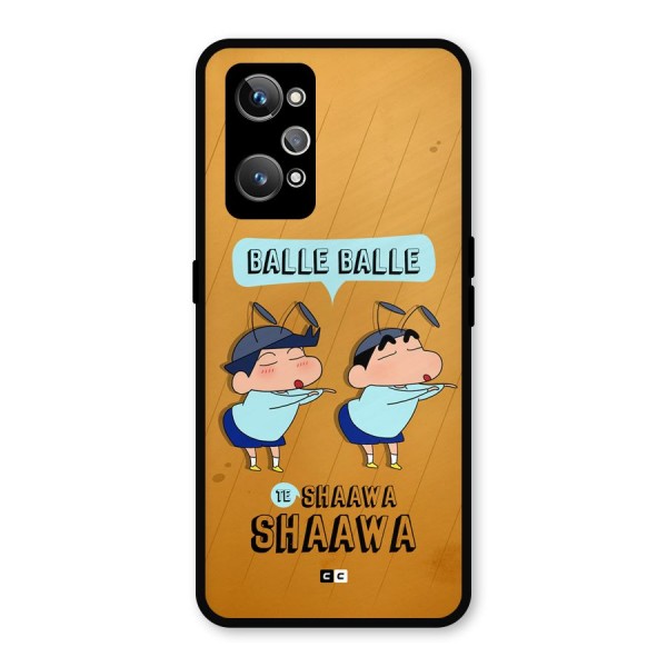 Balle Balle Shinchan Metal Back Case for Realme GT 2