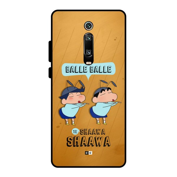 Balle Balle Shinchan Metal Back Case for Redmi K20