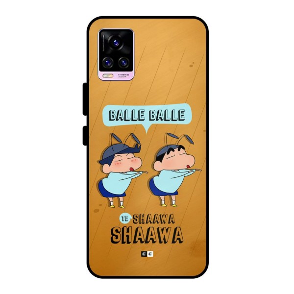 Balle Balle Shinchan Metal Back Case for Vivo V20 Pro