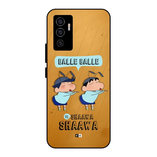 Balle Balle Shinchan Metal Back Case for Vivo V23e