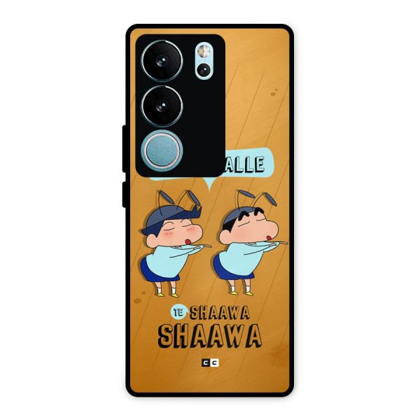 Balle Balle Shinchan Metal Back Case for Vivo V29 Pro