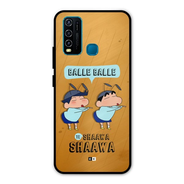 Balle Balle Shinchan Metal Back Case for Vivo Y50